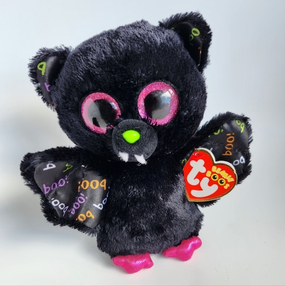 Ty Beanie Boos - DART the Halloween Bat 6" Plush Toy- Holiday Special Edition - Picture 1 of 6